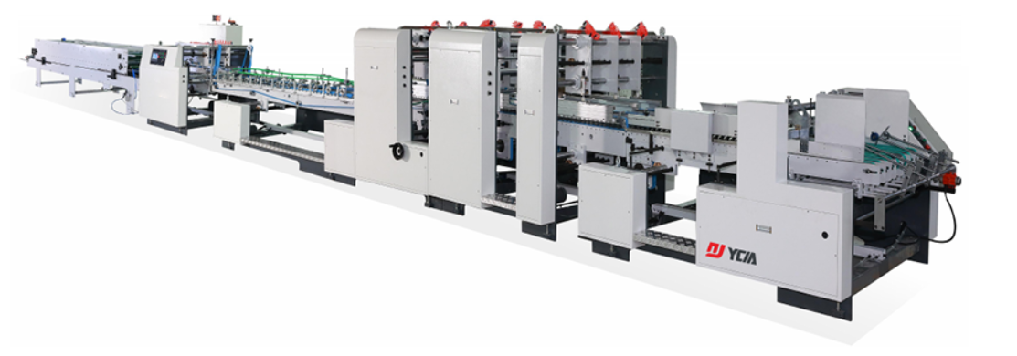 Heav Duty Automatic Corrugated Box Folder Gluer