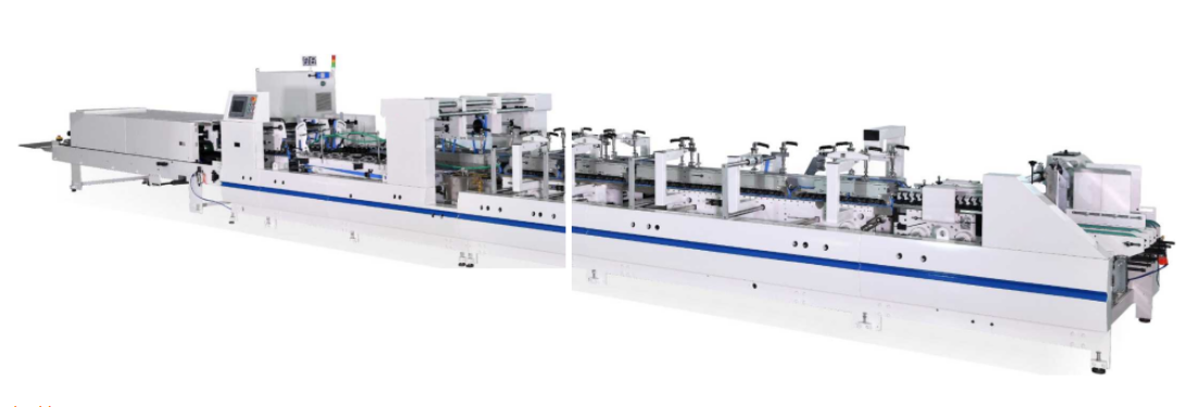 High-performance automatic inspection gluing and folding machine