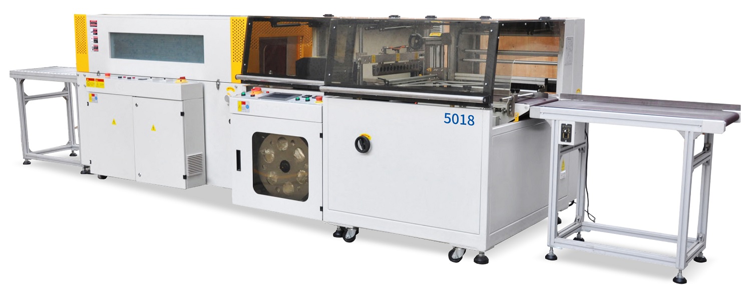 Shrink wrapping machine