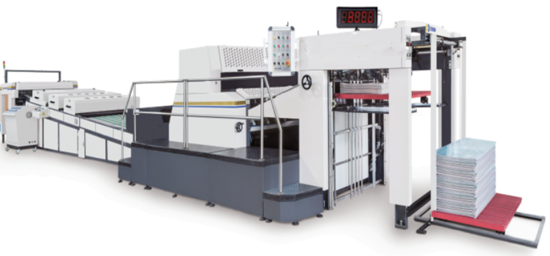 High-speed tissue UV varnishing machine