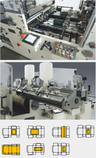 Gluing integrated value-added efficiency system with optional modules