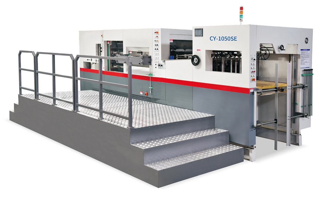 Data communication between multiple programmable controllers on Automatic cardboard cleaning and die-cutting machine