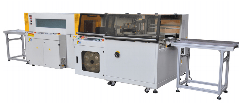 Shrink wrapping machine