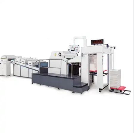 Scratch -resistant UV varnishing machine