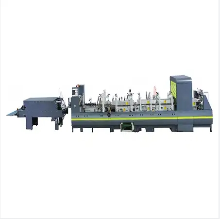 High-performance automatic inspection gluing and folding machine